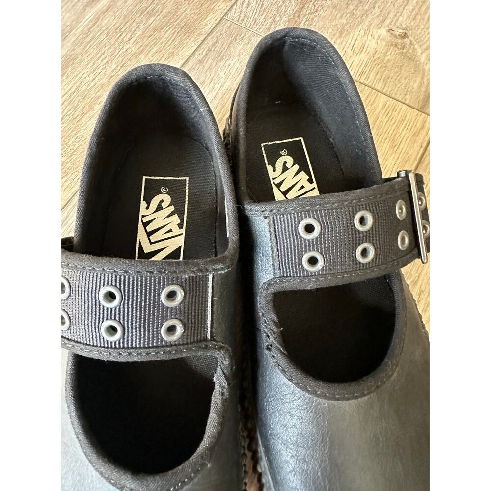 Vans Mary Jane Creeper Black Grunge Core Shoes size 5.5 - Picture 7 of 11